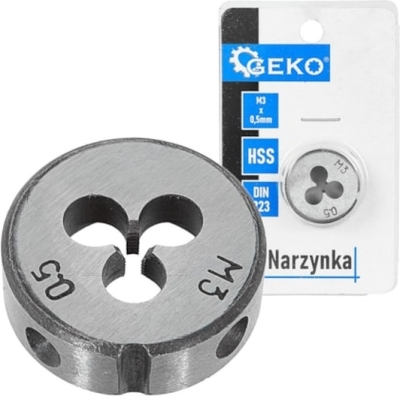 HSS gevindbakke M3 x 0,5 mm – DIN 223