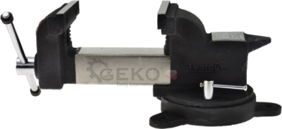 Professionel drejelig skruestik 125 mm med ambolt