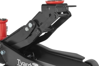 Lavprofil hydraulisk donkraft 3 ton med dobbelt stempel – 98-590 mm