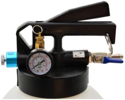 Pneumatisk gearoliepumpe med trykbeholder og 13 ATF-adaptere