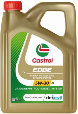 Castrol EDGE 5W-30 C3 Titanium fuldsyntetisk motorolie – 4 liter