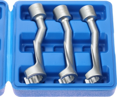 Lange E-Torx-toppe E4-E10, 1/4” – 6 dele