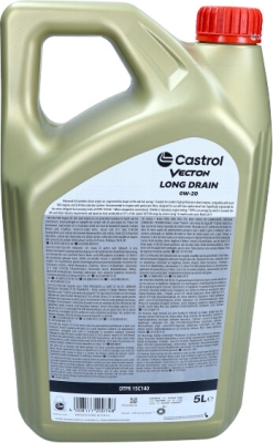 Castrol VECTON Long Drain 0W-20 motorolie 5 liter