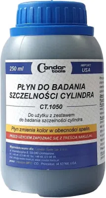 CO₂-reaktionsvæske til cylinderlækagetest – 250 ml