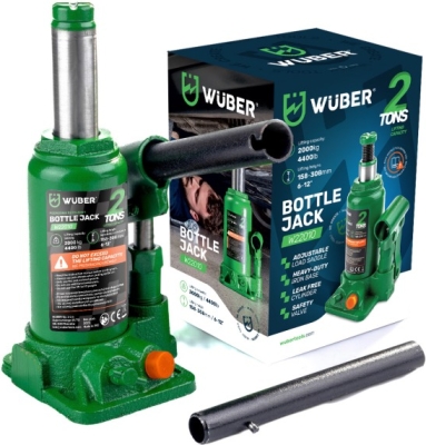 Wuber hydraulisk flaskedonkraft 2 ton