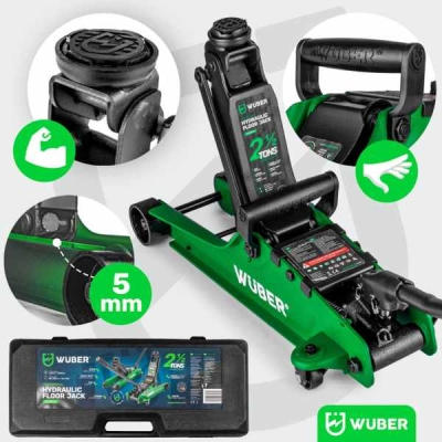 Wuber lavprofil-donkraft 2,5 ton med transportkuffert