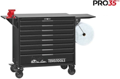 Teng Tools PRO35 TKW37B1008T værkstedsvogn med 1008 dele – sort