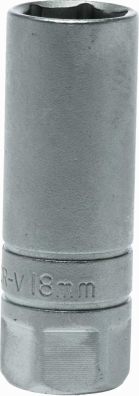 Tændrørstop 18 mm med 1/2″ firkant