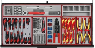 Teng Tools PRO35 TKW37B1008T værkstedsvogn med 1008 dele – sort