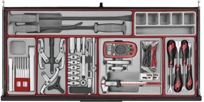 Teng Tools PRO35 TKW37B1008T værkstedsvogn med 1008 dele – sort