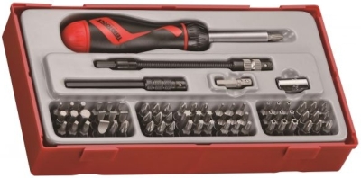 Teng Tools TTMD7 skruetrækkersæt med bits – 74 dele