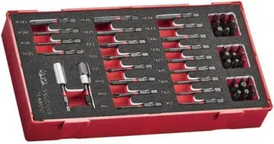 1/4" bitsæt med 50 dele