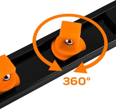 Topholdere 1/4", 3/8" og 1/2" – 6 dele