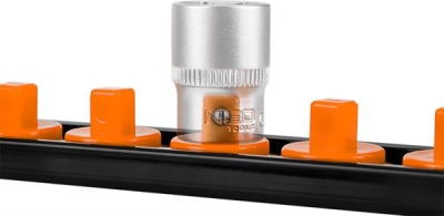 Topholdere 1/4", 3/8" og 1/2" – 6 dele