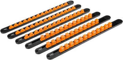 Topholdere 1/4", 3/8" og 1/2" – 6 dele