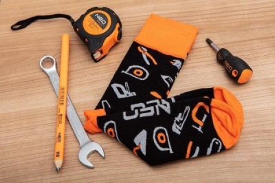 FARVEDE STRØMPER NEO TOOLS, STØRRELSE 39-42.