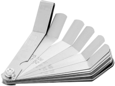 Søgerbladssæt med 16 bøjede blade 0,127–0,508 mm