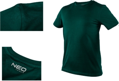 Grøn kortærmet T-shirt – størrelse XL