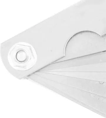 Bladmåler med 20 blade 0,05-1,00 mm