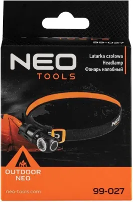 Genopladelig LED-pandelampe 600 lm med magnetisk USB-opladning