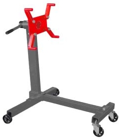 Grubber motorbro 500 kg – 1500 mm med drejelige støtteben