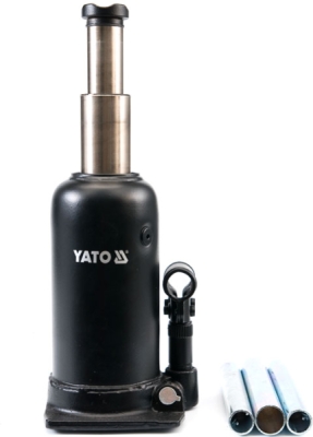 YATO hydraulisk teleskop-flaskedonkraft 5 ton – 220-500 mm