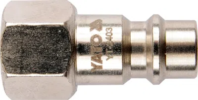 Trykluftkobling type D med 1/4" indvendigt gevind