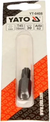 Torx-bit T45 x 30 mm i S2-stål