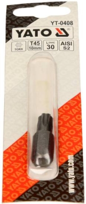 Torx-bit T45 x 30 mm i S2-stål