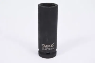 Lang 1/2" slagtop 18 mm – 6-kant, 78 mm