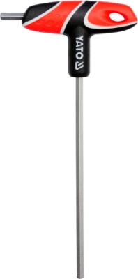 Professionel 6 mm umbraconøgle med håndtag
