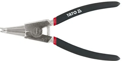 Udvendig bøjet låseringstang 150 mm i Cr-V-stål