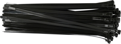 Genanvendelige kabelbindere 7,6 x 300 mm – 50 stk. sorte