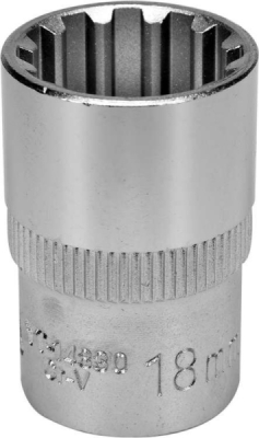 Spline-top 1/2″ – 18 mm x 38 mm