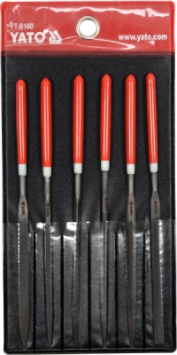 Nålefilesæt – 6 dele, 140 mm