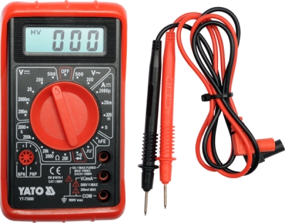 YATO YT-73080 digitalt multimeter med summer
