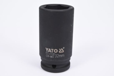 Lang 3/4" slagtop – 32 mm, 6-kant, 90 mm
