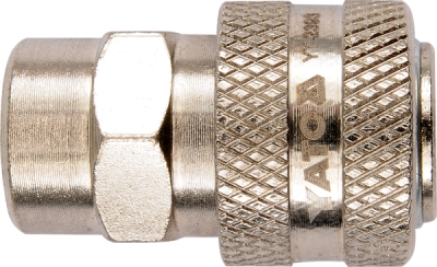 Trykluft-lynkobling type D med 1/4" indvendigt gevind