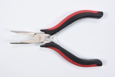 Mini spidstang med buede kæber – 115 mm