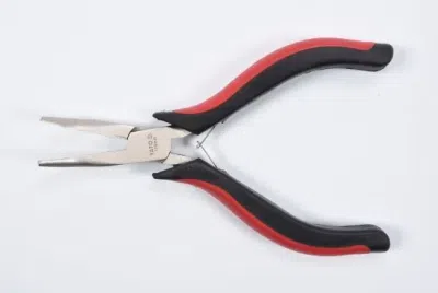 Mini spidstang med buede kæber – 115 mm