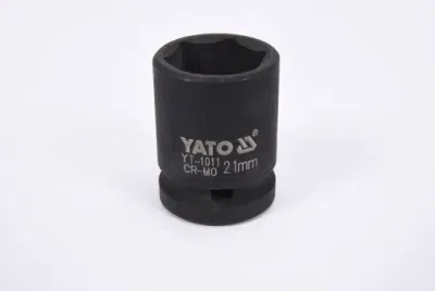 Kort 1/2″ slagtop – 21 mm, 6-kant