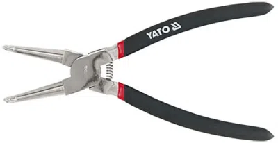 Indvendig låseringstang med bøjede kæber 150 mm Cr-V