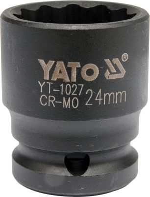 1/2″ slagtop 24 mm til hjulnav – 12-kant, 39 mm