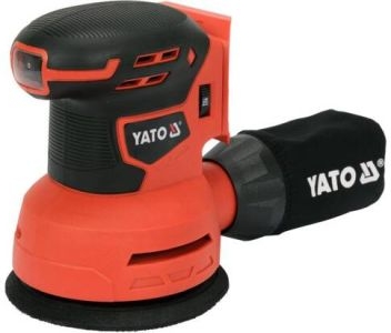YATO 18 V excentersliber Ø125 mm – uden batteri og lader