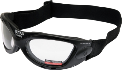 Sikkerhedsbriller type 2876 med klart polykarbonatglas