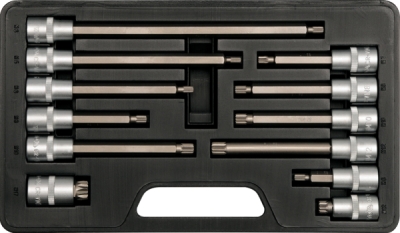 Spline-toppesæt 1/2″ – 12 dele