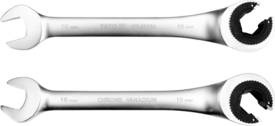 16 mm skraldefastnøgle med 72 tænder – 215 mm