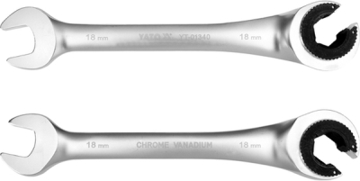18 mm skraldefastnøgle med 72 tænder