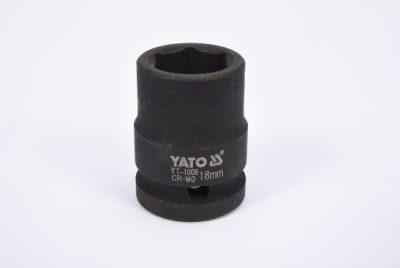 Kort slagtop 1/2″ – 18 mm, 6-kant