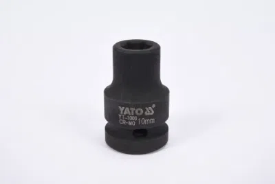 Kort 1/2″ slagtop – 10 mm sekskant, 39 mm